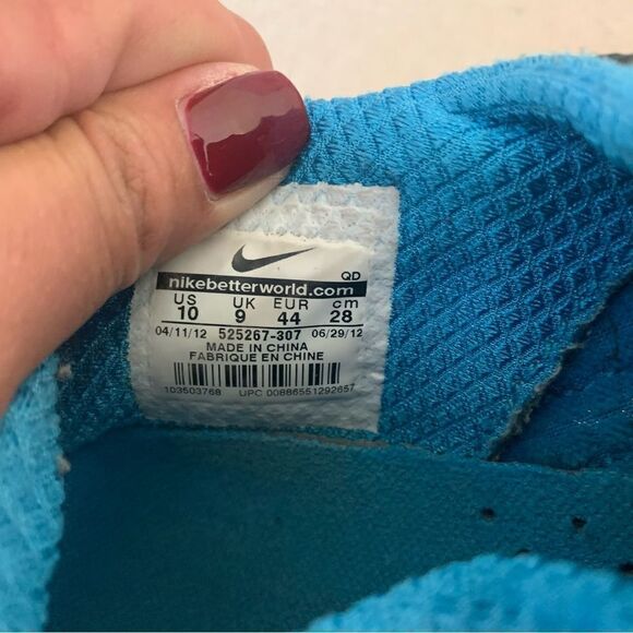 Nike Free Power Line Sequoia/Black Size 10 - Picture 6 of 7